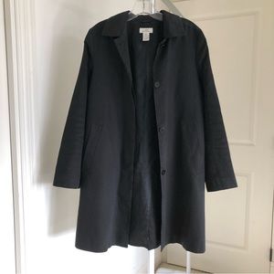Black Brooks Brothers 346 Trench Coat size 6 (small)